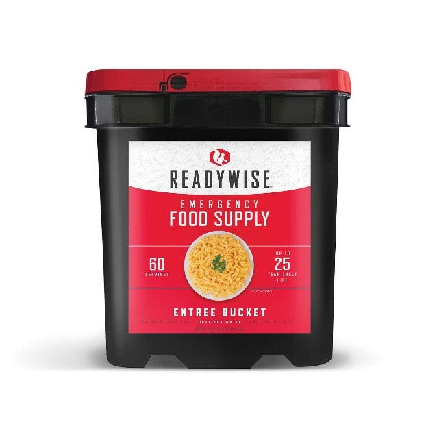 60 Serving Entrée Food Bucket